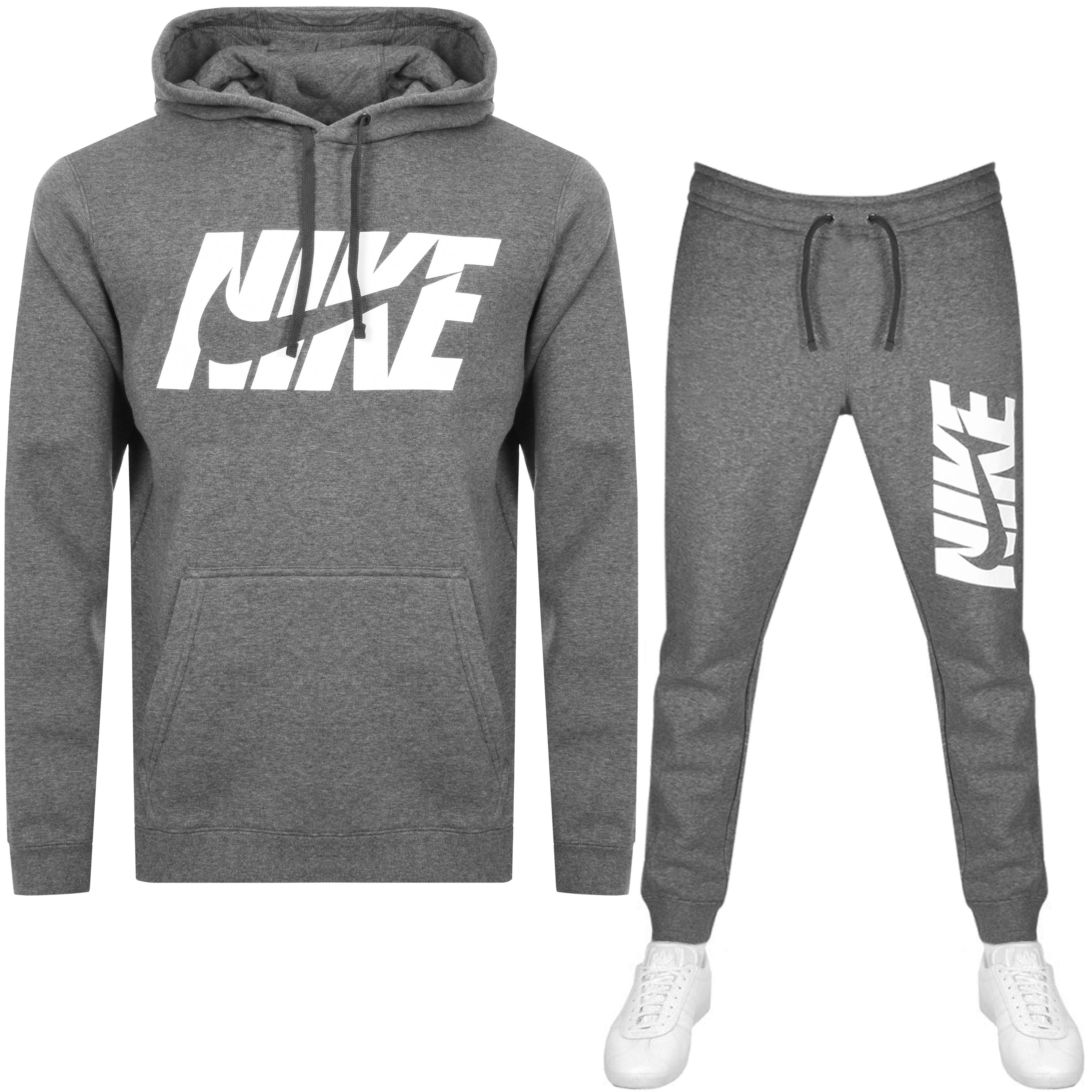 Nike Fleece Gx Tracksuit Grey in Grey for Men - Lyst