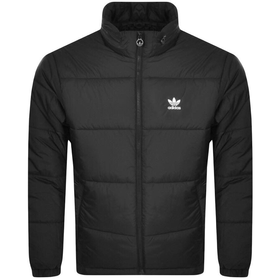 adidas Originals Synthetic Puffer Jacket in Black for Men | Lyst