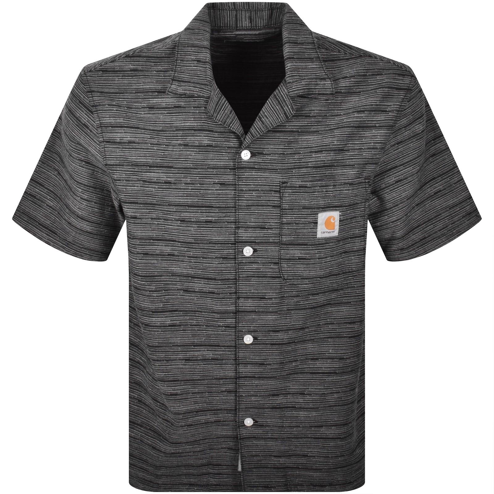 Carhartt Gellar Striped Shirt Rinsed in Black for Men | Lyst UK