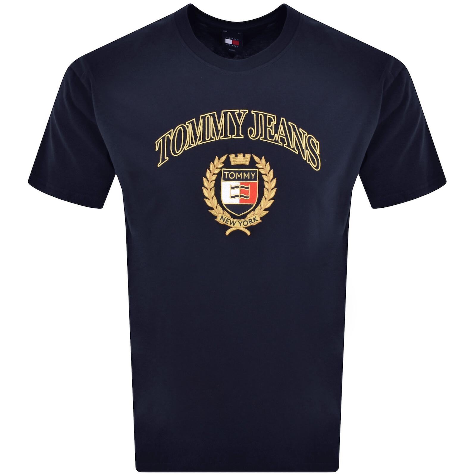 Tommy Hilfiger Crest T Shirt in Blue for Men | Lyst