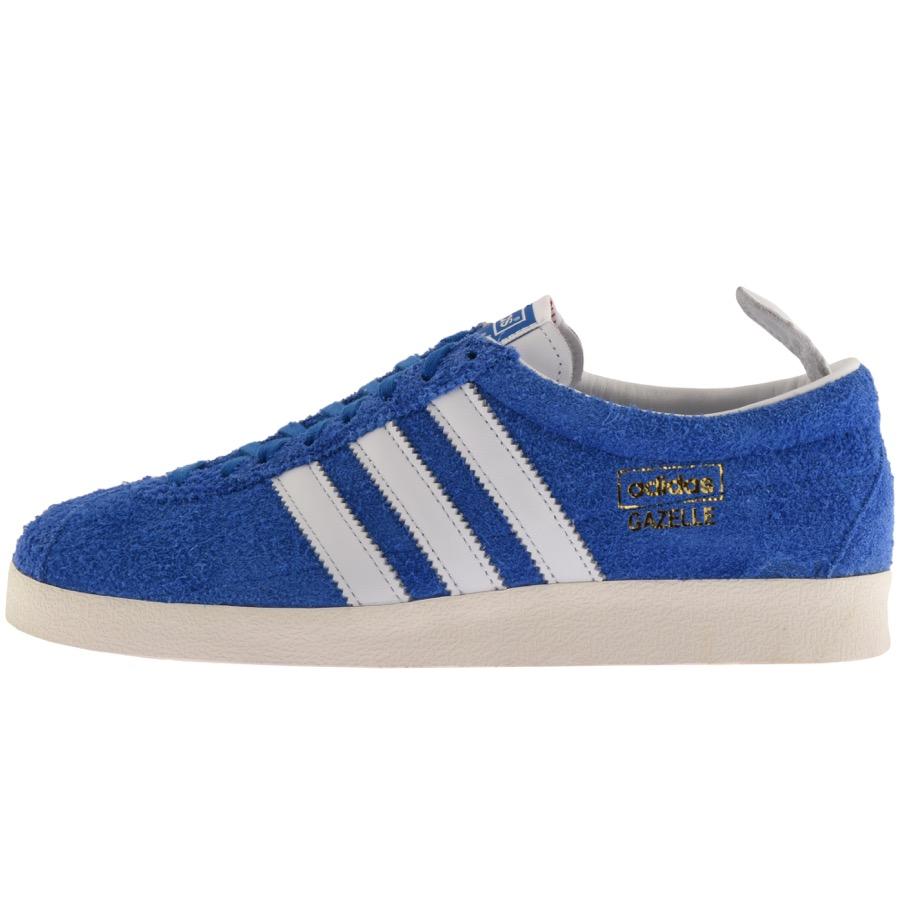 adidas originals gazelle unisex trainers blue