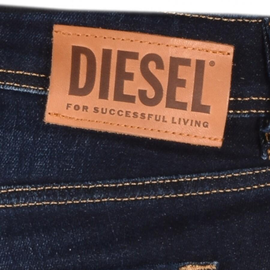 DIESEL Sleenker 009ey Skinny Fit Jeans in Blue for Men | Lyst UK