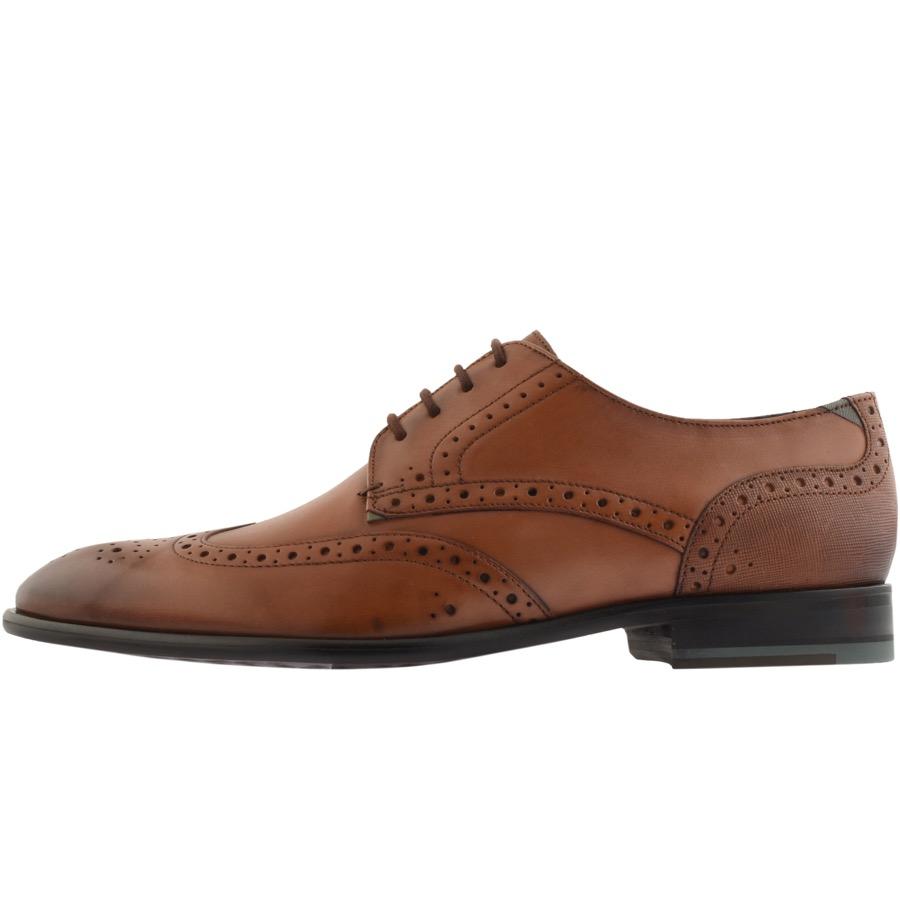 Ted Baker Leather Trvss Brogues Shoes in Brown for Men - Lyst