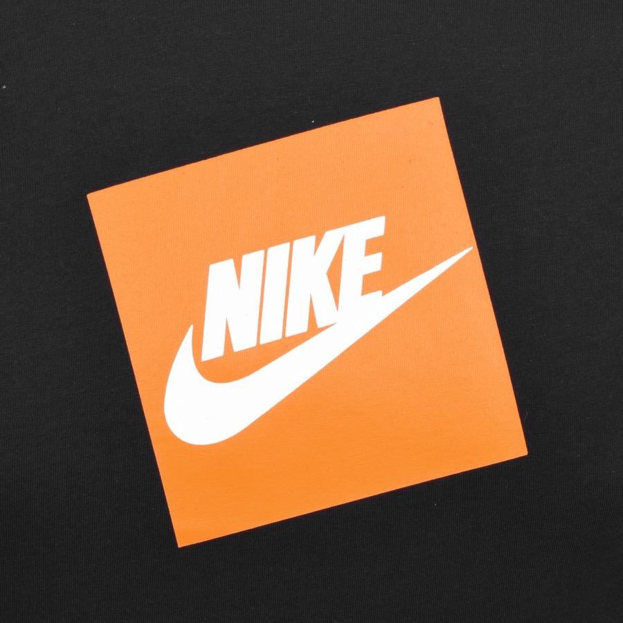 nike orange box logo