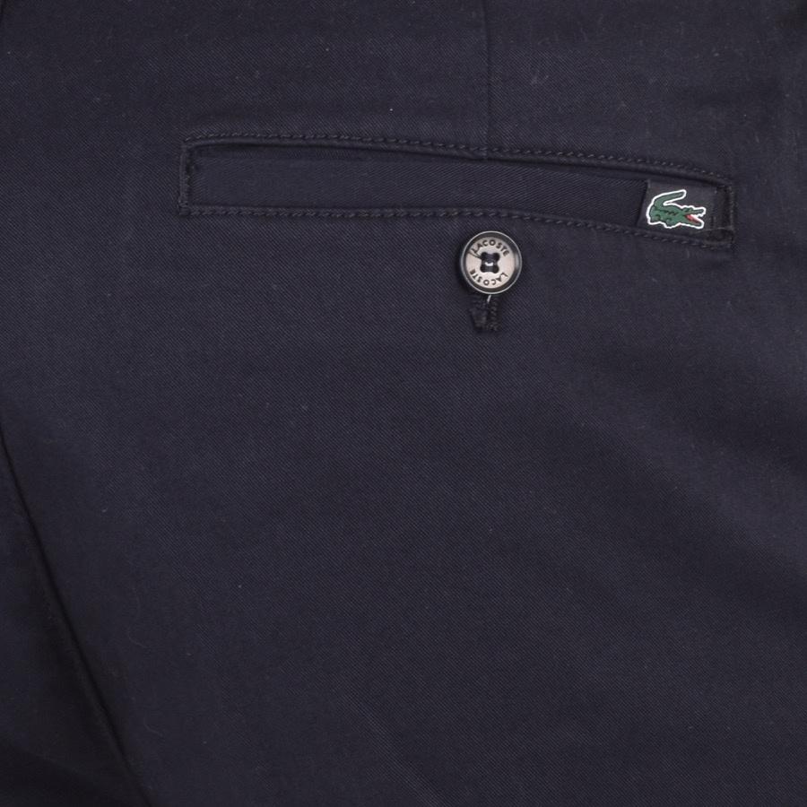 Lacoste Cotton Slim Fit Logo Chinos in 