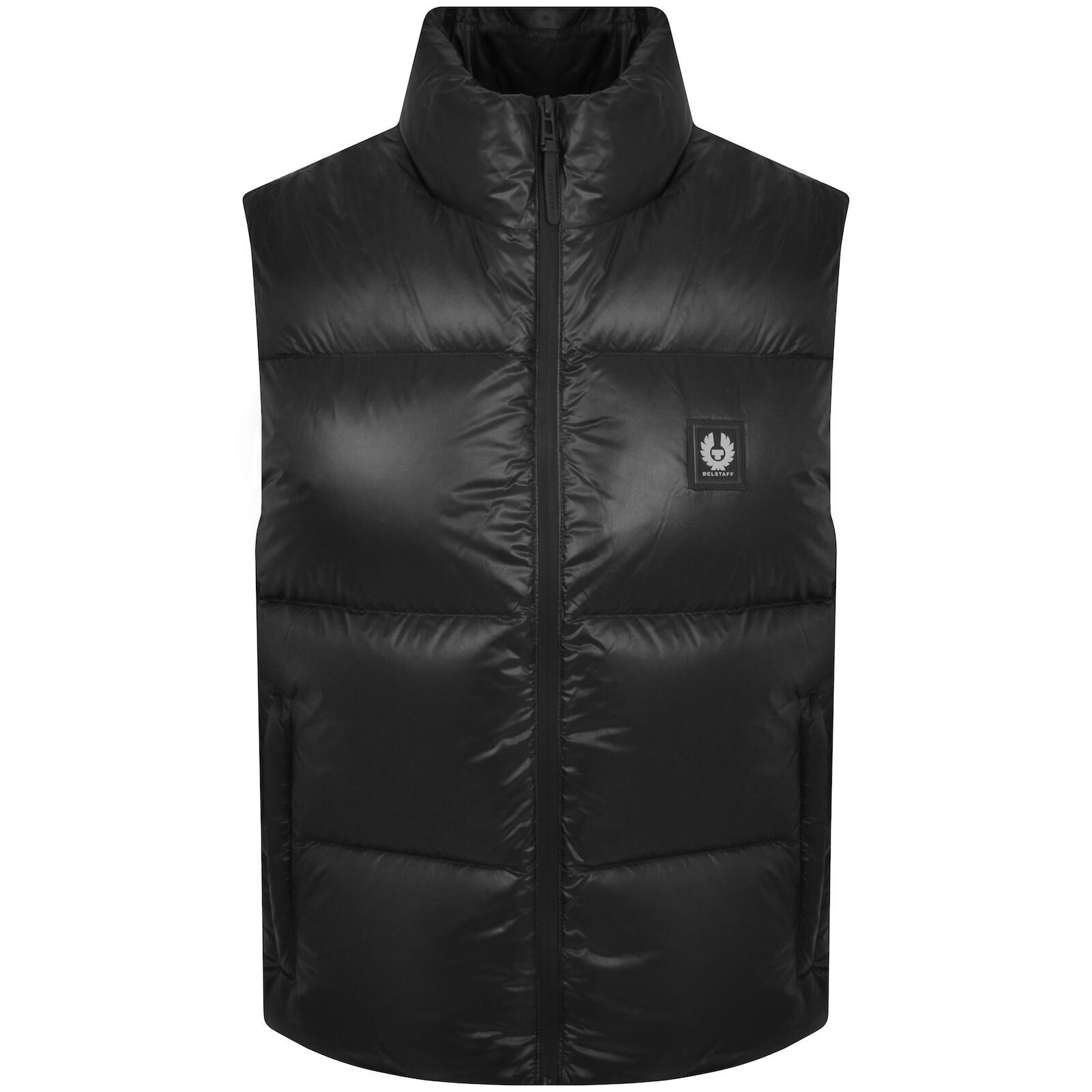 Belstaff Resolve Padded Gilet in Black for Men Lyst