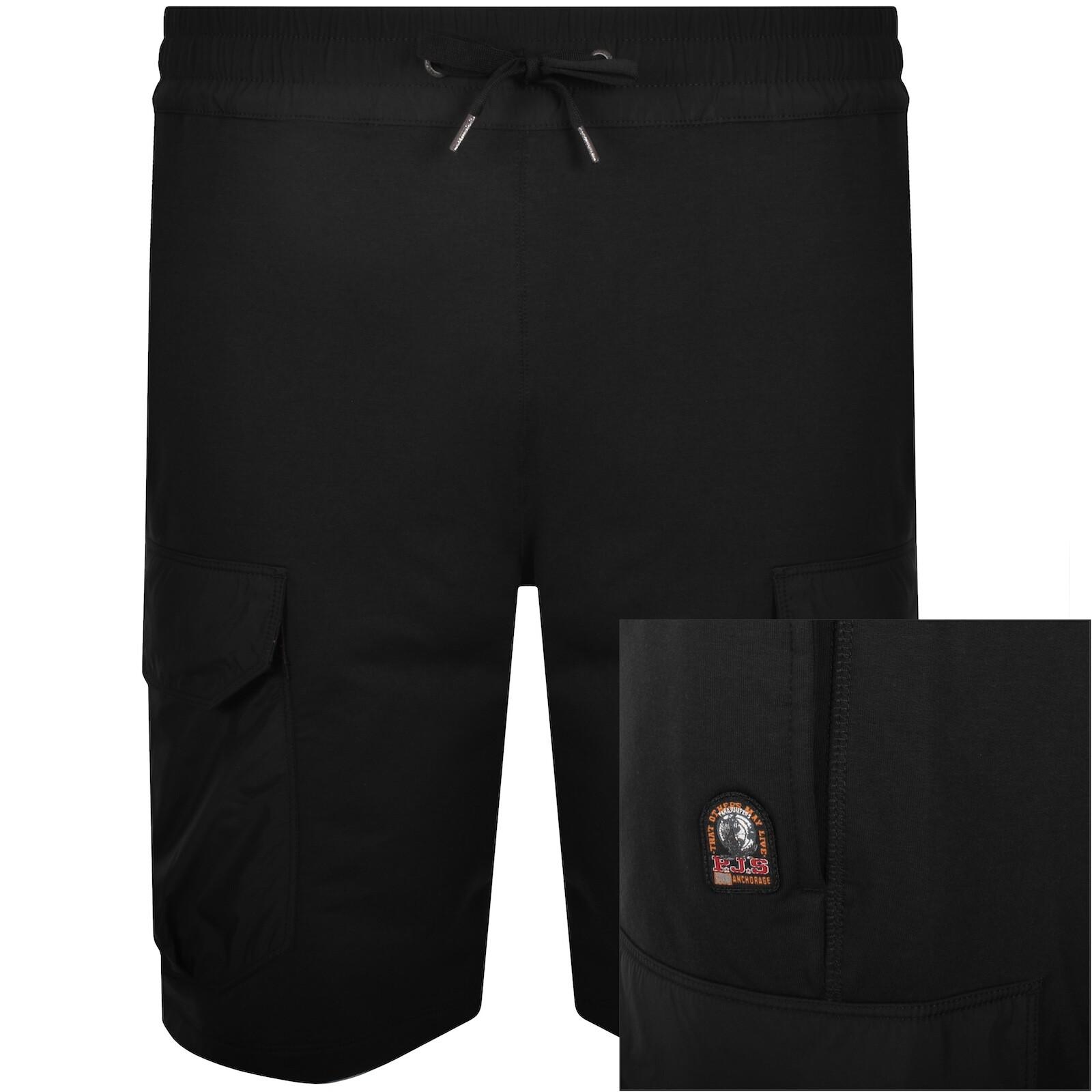 ハーフ・ショートパンツ PARAJUMPERS Men Shorts PMPARO13 541 Black Parajumpers Shorts for Men | Online Sale up to 60% off | Lyst
