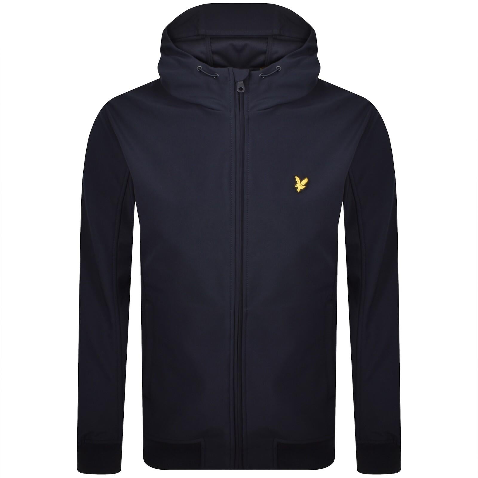 Lyle & Scott trechterhals gewatteerd gitzwart jack Lyle & Scott trechterhals gewatteerd gitzwart jack