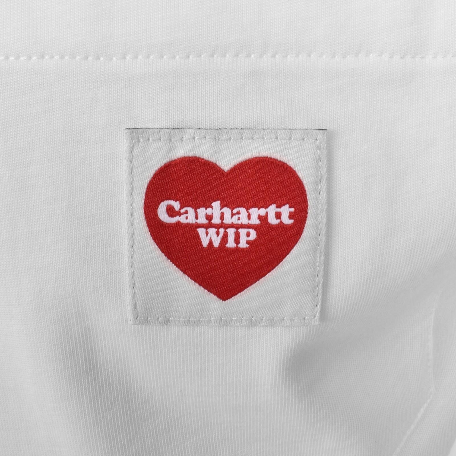 Carhartt Pocket Short Sleeved T Shirt in White for Men Lyst UK