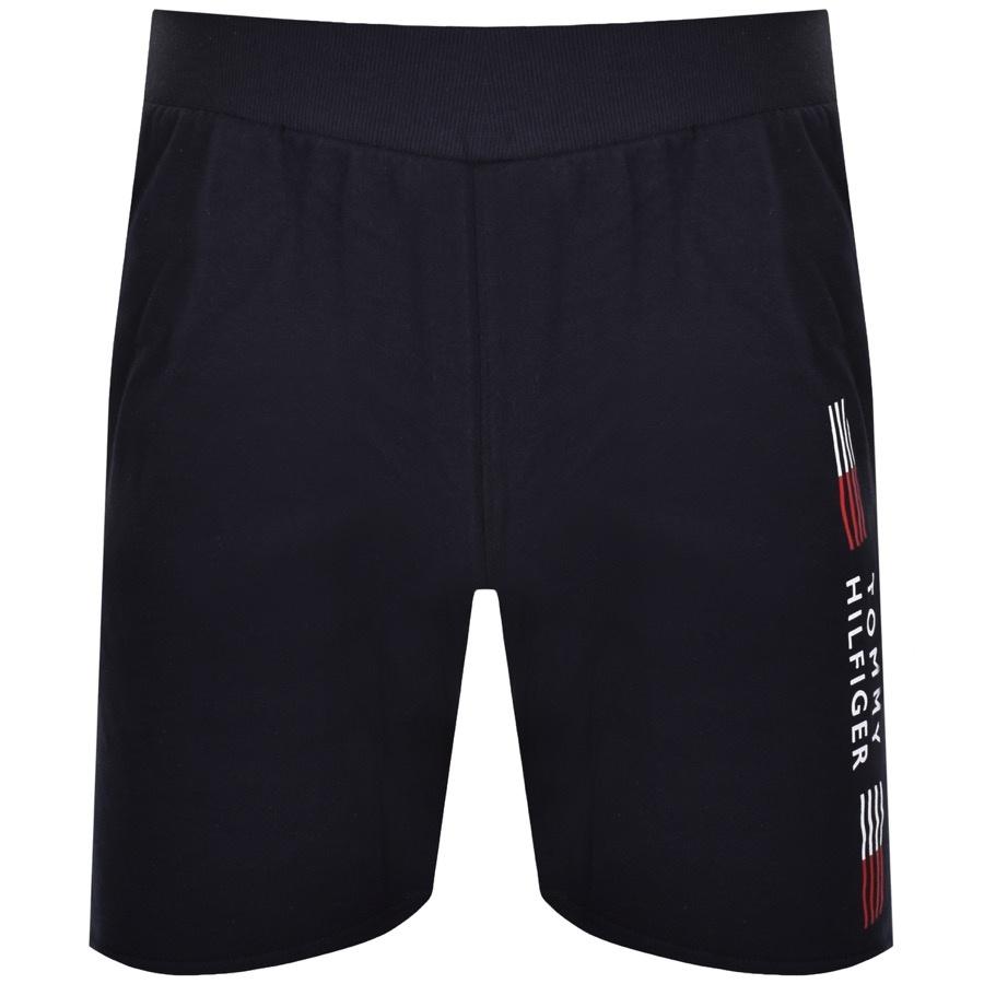 Tommy Hilfiger Cotton Sport Logo Shorts in Navy (Blue) for Men | Lyst