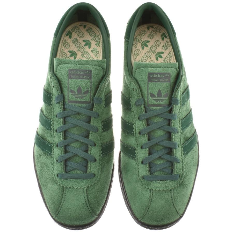 adidas Originals Tobacco Gruen Trainers in Green for Men | Lyst