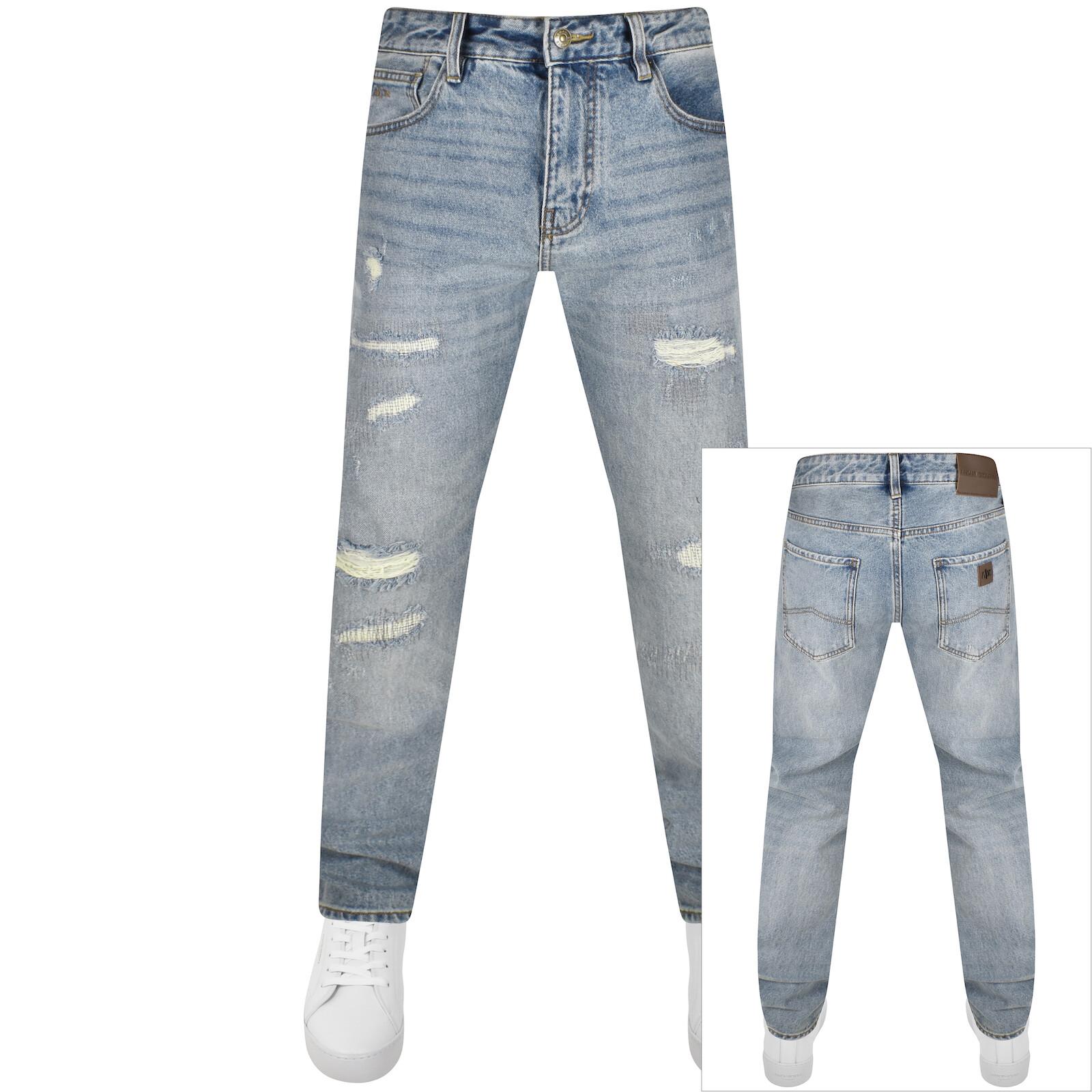 ARMANI EXCHANGE J13 Slim Fit Jeans in Blue for Men Lyst UK