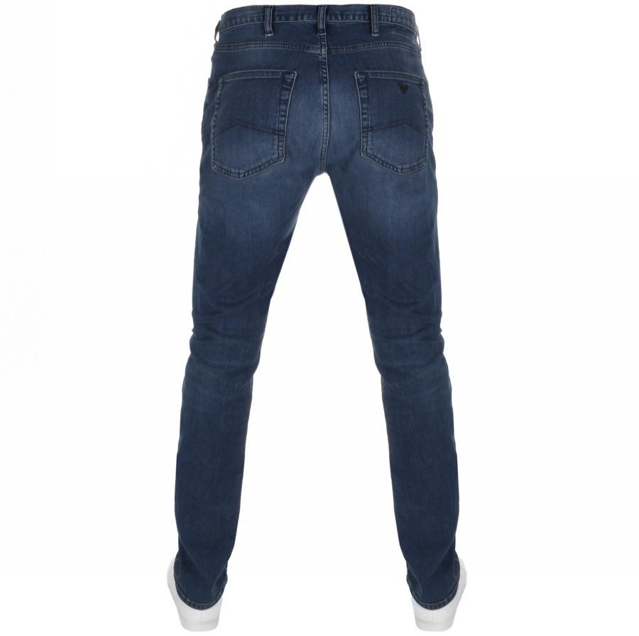 Armani Emporio J45 Slim Fit Jeans Blue for Men Lyst UK