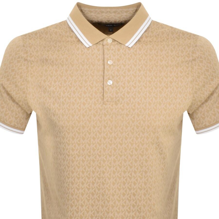 Michael Kors Greenwich Polo T Shirt in Natural for Men | Lyst