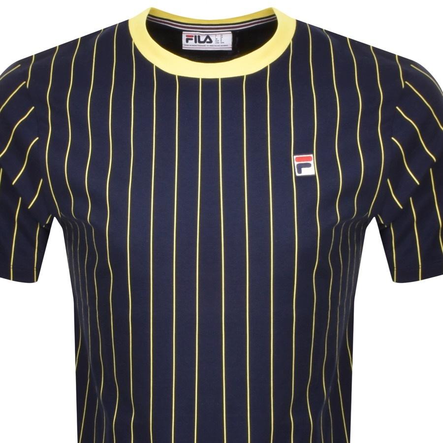 Fila Pin Striped T Shirt in Blue for Men | Lyst