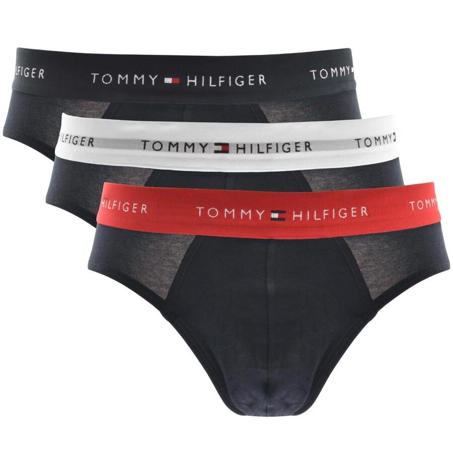 Tommy Hilfiger Underwear Three Pack Briefs in Black for Men | Lyst