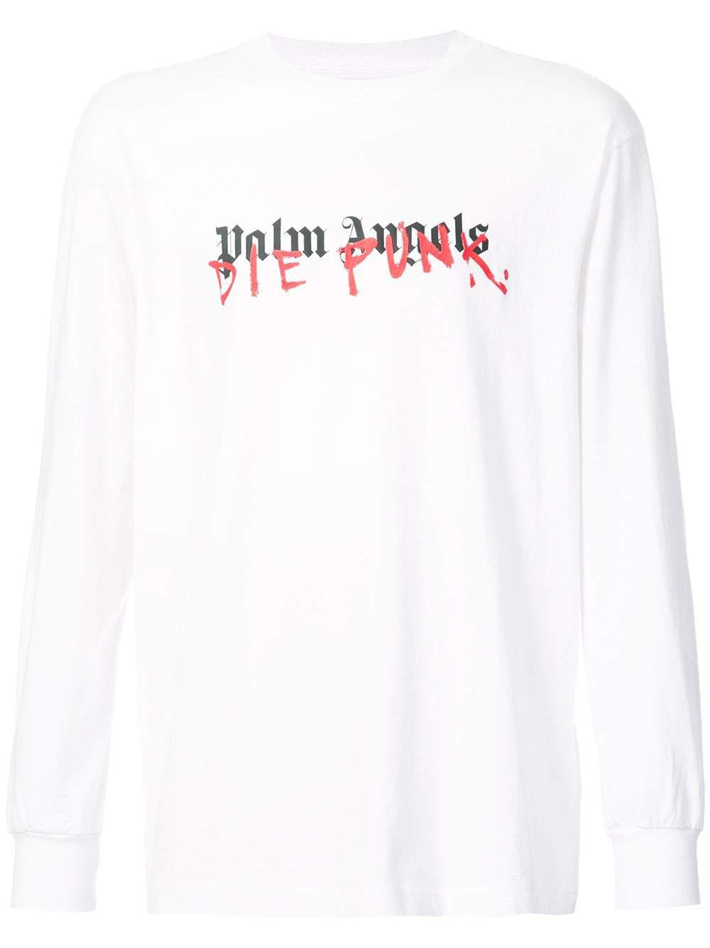 palm angels long sleeve white