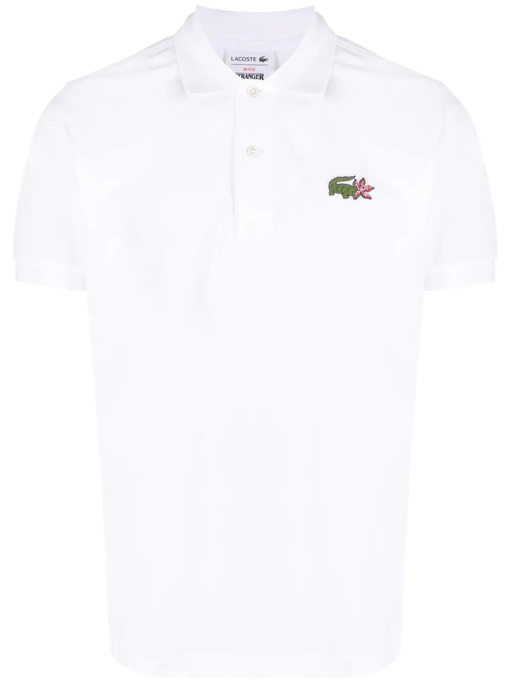 Lacoste X Stranger Things Polo Shirt White for Men | Lyst
