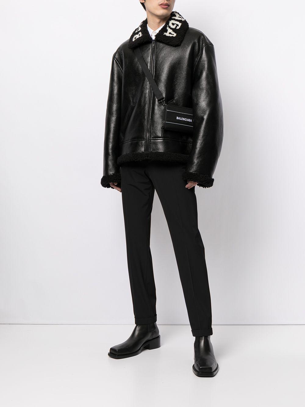 Balenciaga aviator jacket hotsell
