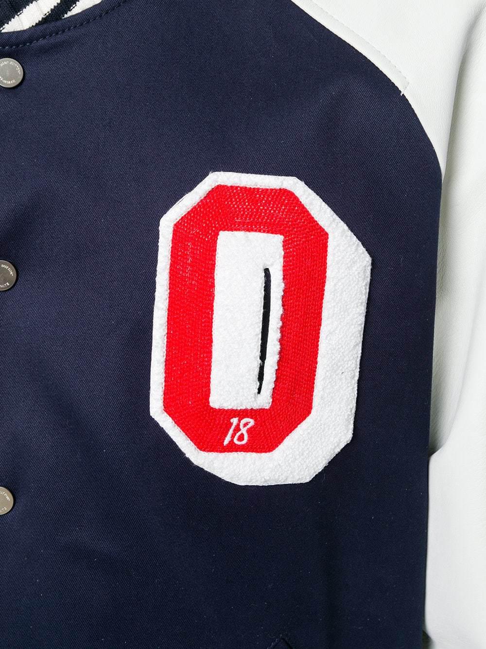 off white temp varsity jacket