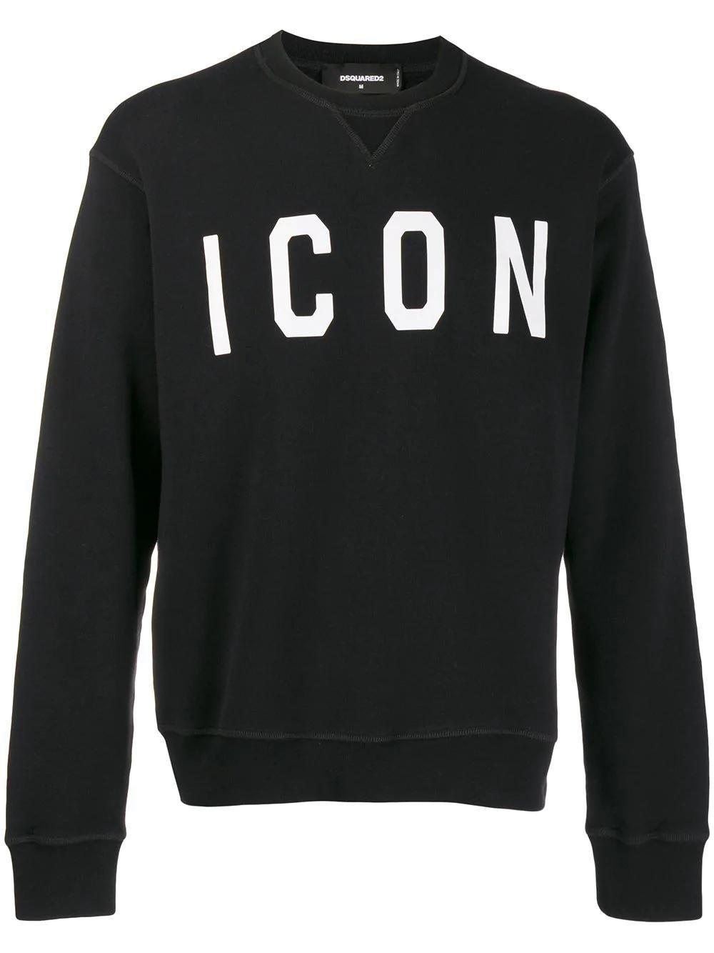 DSquared² Icon Logo Wool Jumper in Black for Men - Save 62% - Lyst