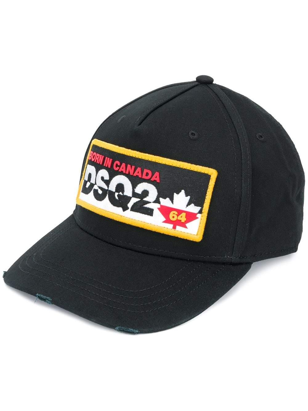 born In Canada' Box Logo Cap Black 