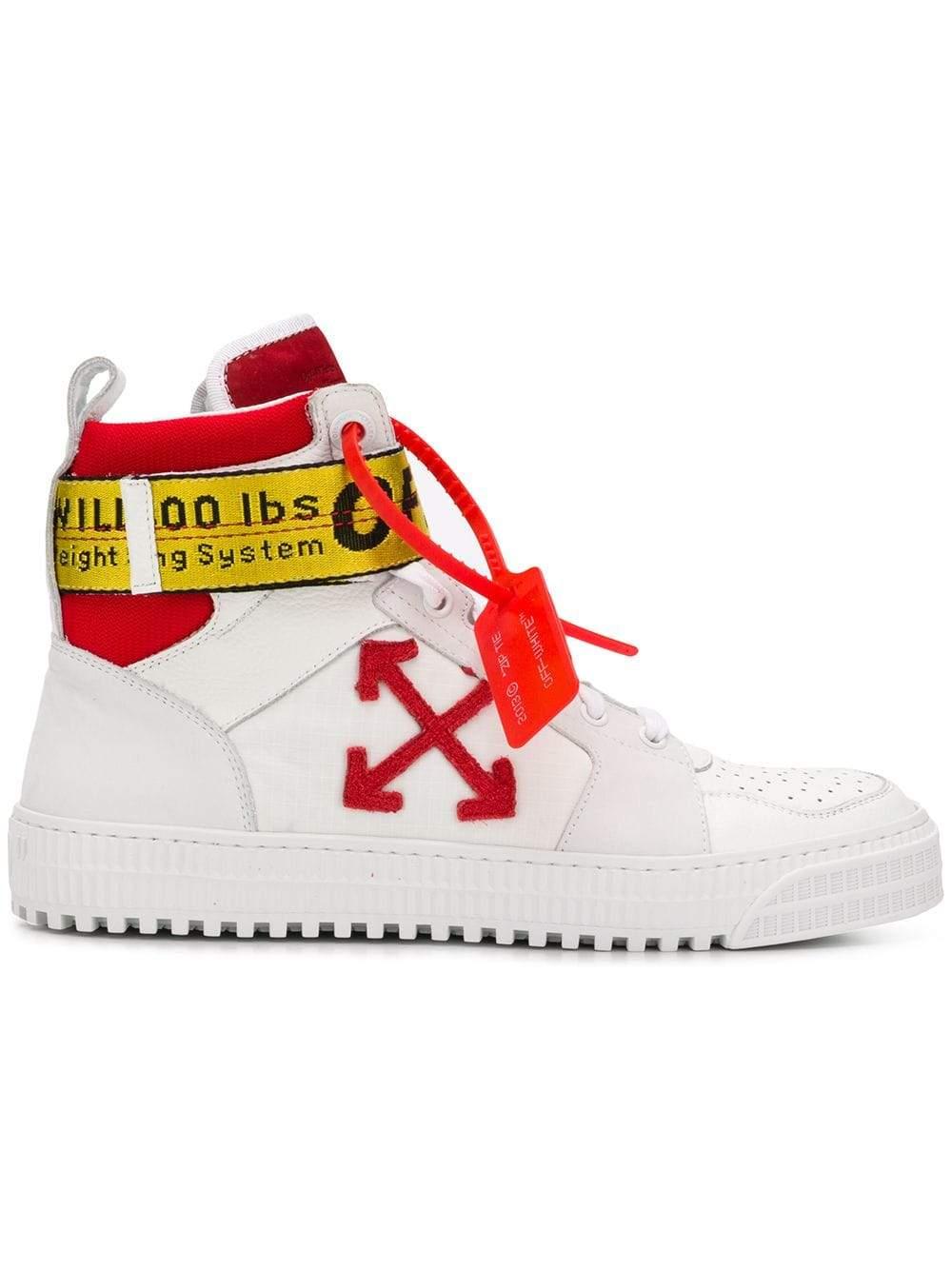 Off-White c/o Virgil Abloh Off-white Industrial Belt Hi-top Sneakers for  Men | Lyst