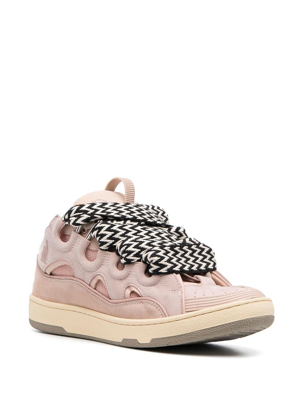 Lanvin Curb Sneakers Pink for Men | Lyst