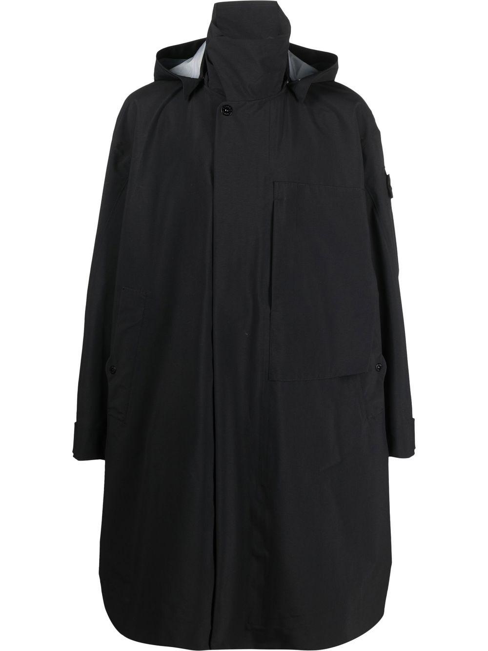 Stone Island Shadow Project Gore-tex Trench Coat in Black for Men | Lyst