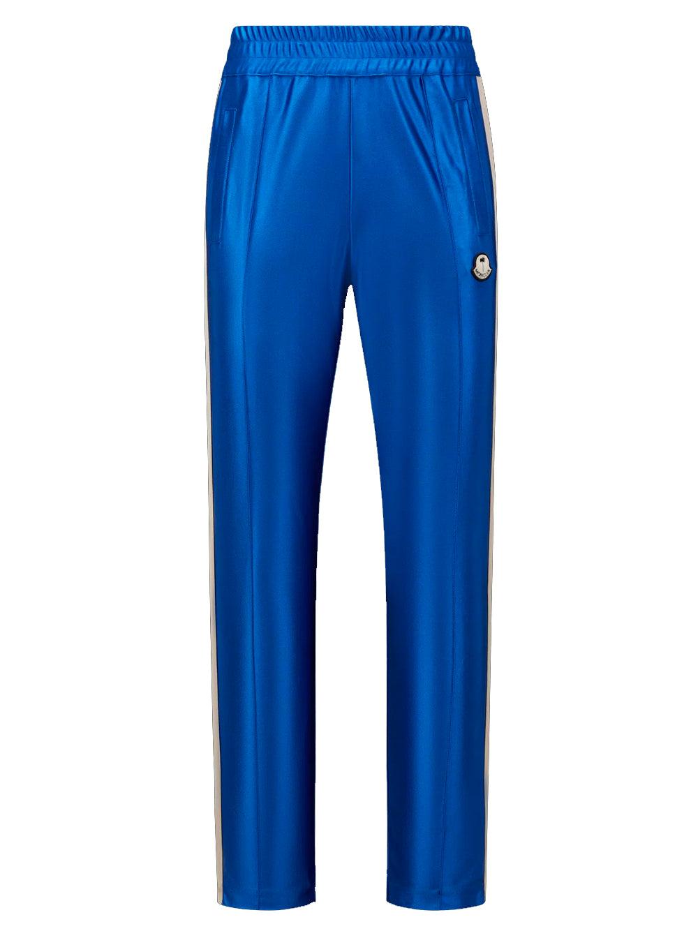 Moncler Genius X 8 Moncler Palm Angels Shiny Track Pants Blue for Men | Lyst