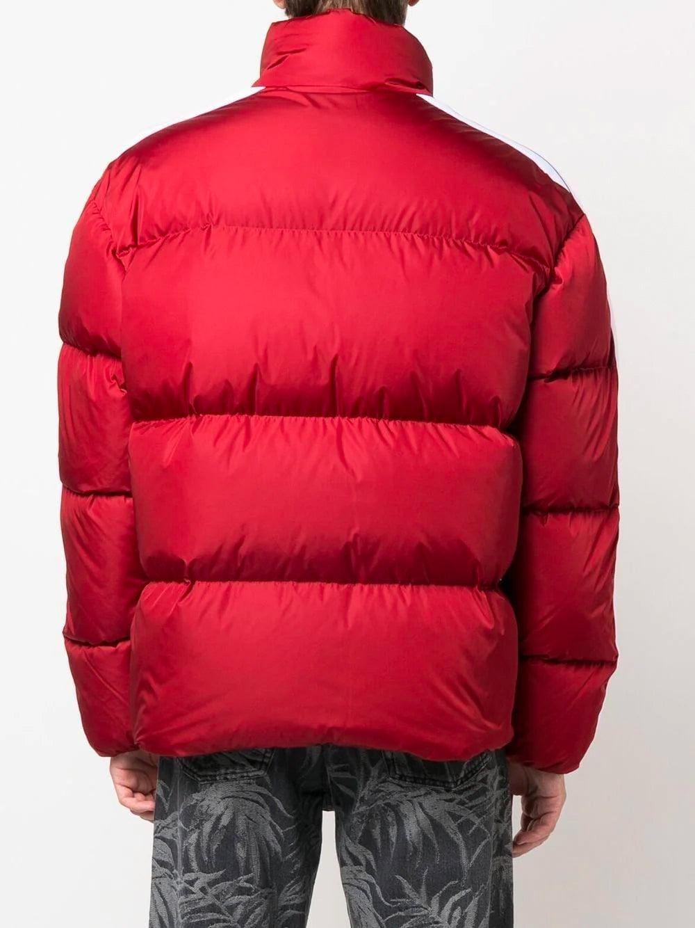 Retentie Herinnering Vervuild Palm Angels Classic Track Down Jacket Red/white for Men | Lyst