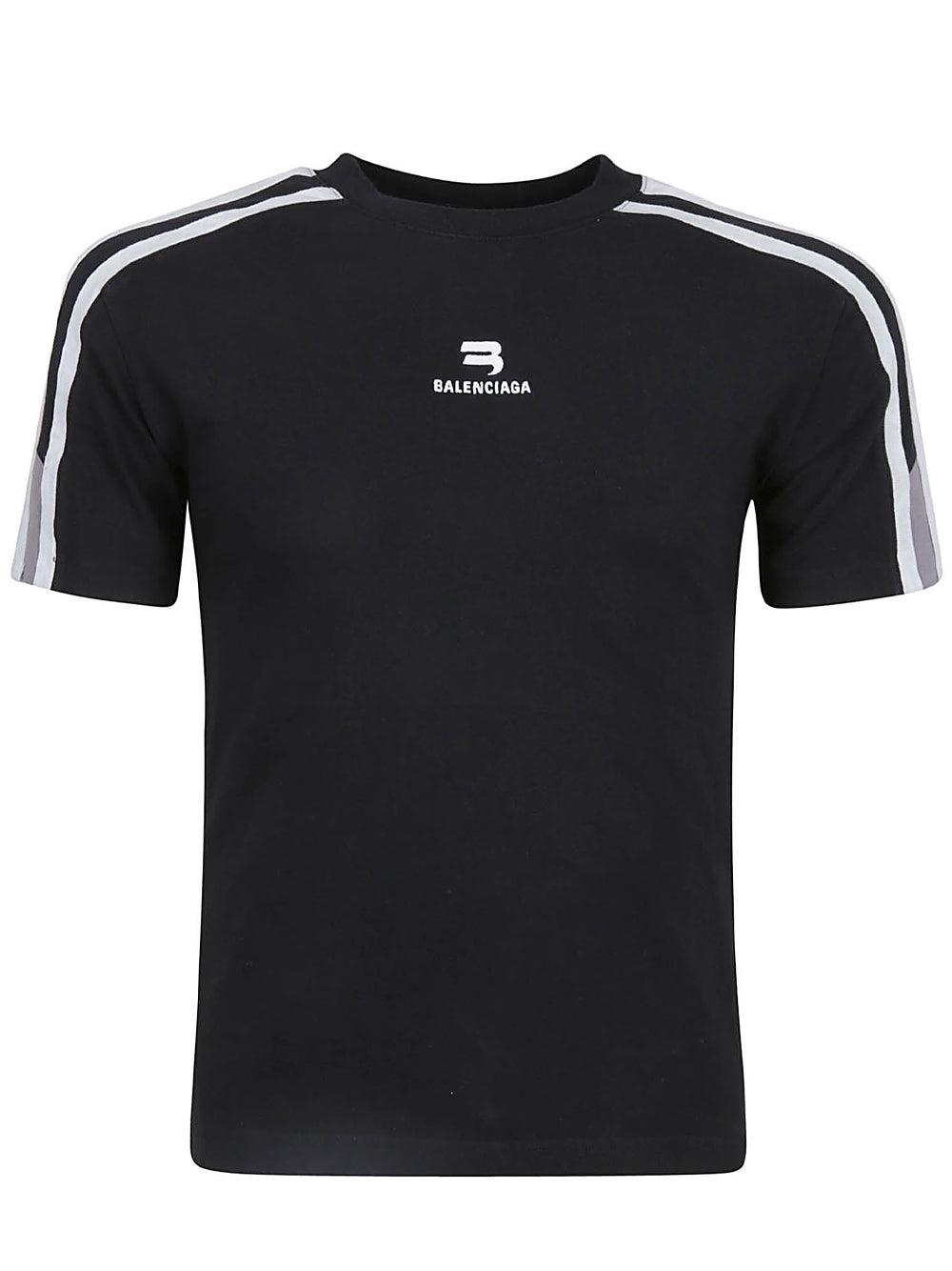 Balenciaga Sporty B Shrunk T-shirt Black for Men | Lyst