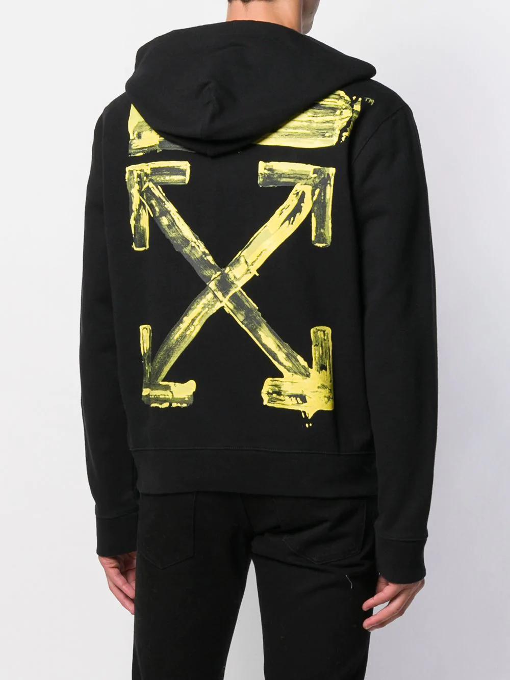 off white acrylic arrows hoodie