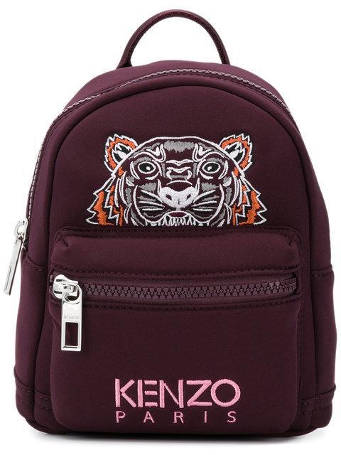 burgundy mini backpack