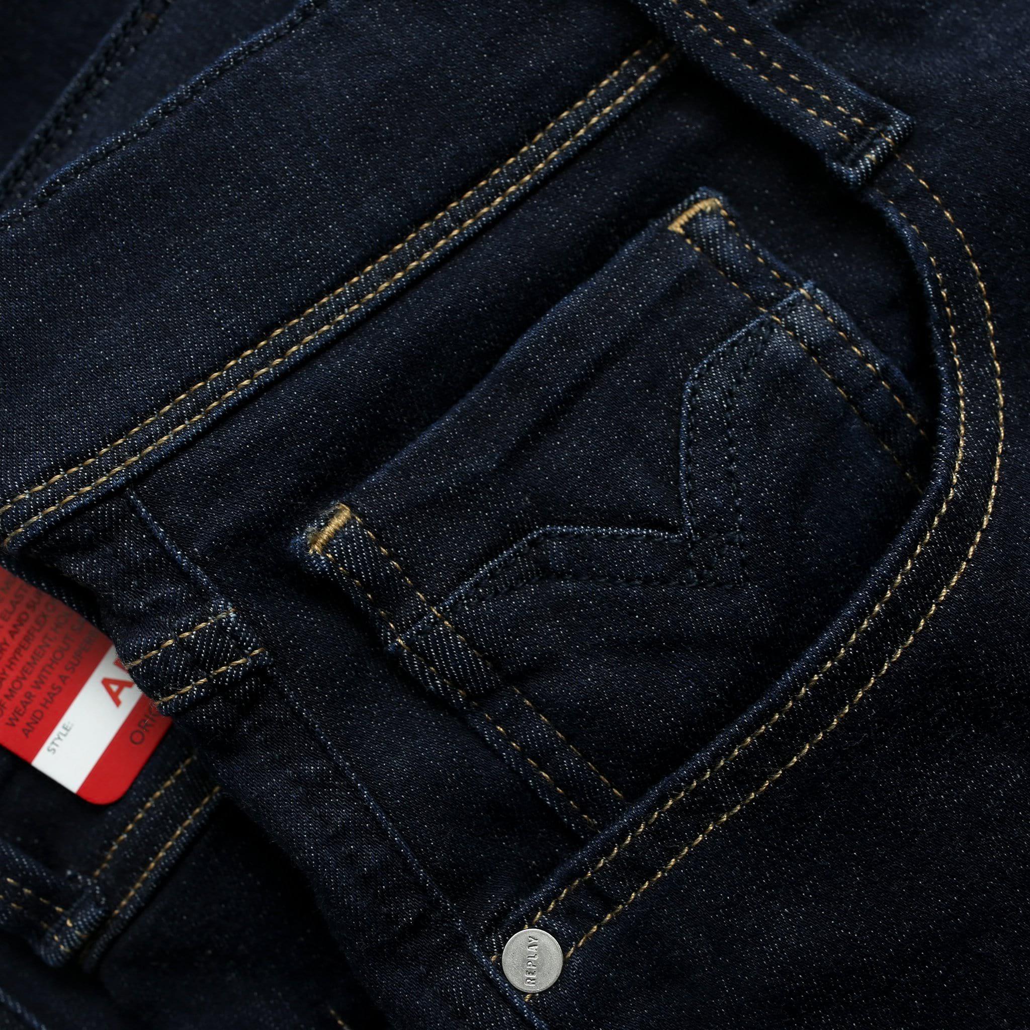 replay anbass hyperflex jeans black