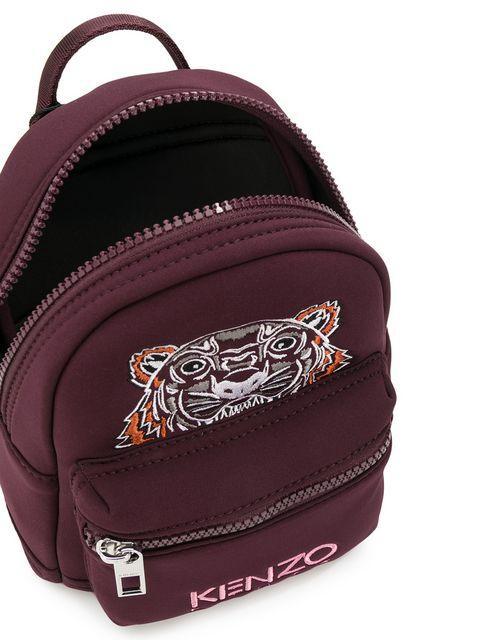 burgundy mini backpack