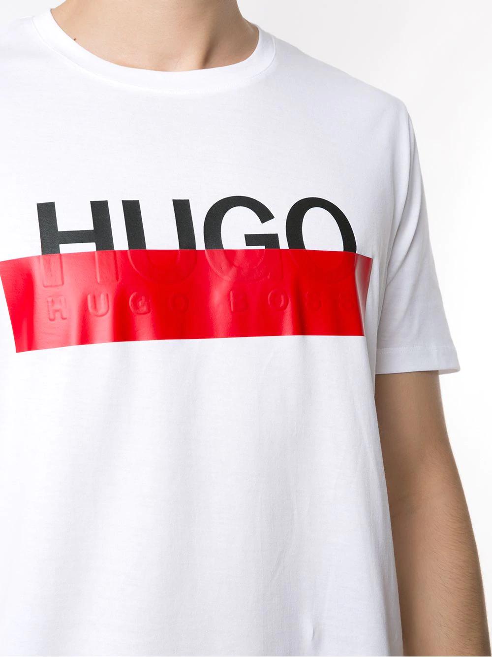 BOSS by HUGO BOSS Olive Logo T Shirt in White for Men | Lyst