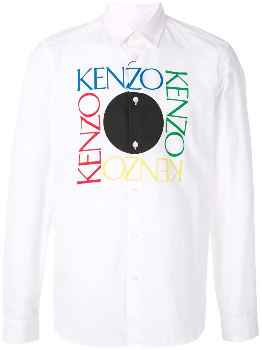 kenzo square logo t shirt