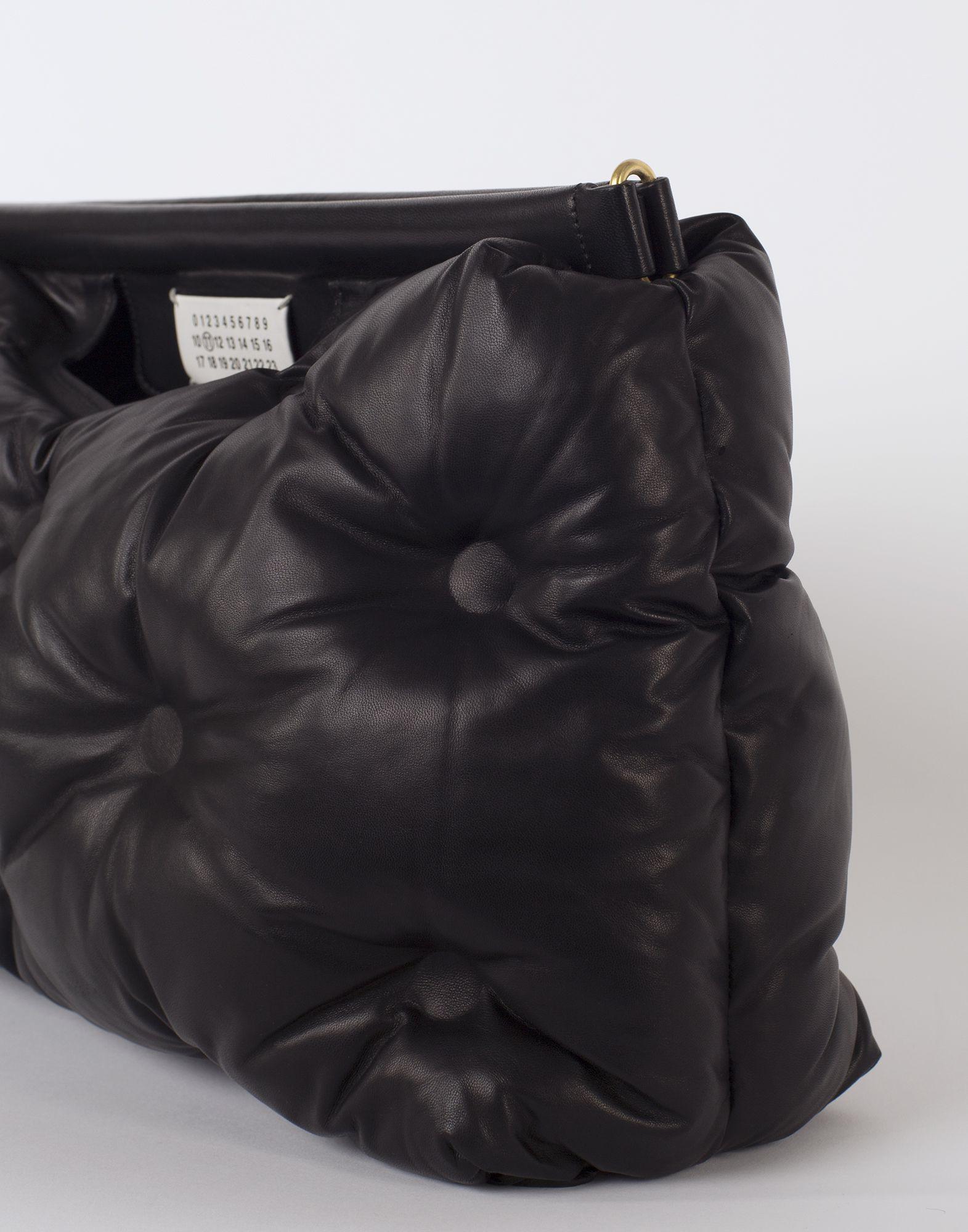 Maison Margiela Leather Glam Slam Bag in Black | Lyst