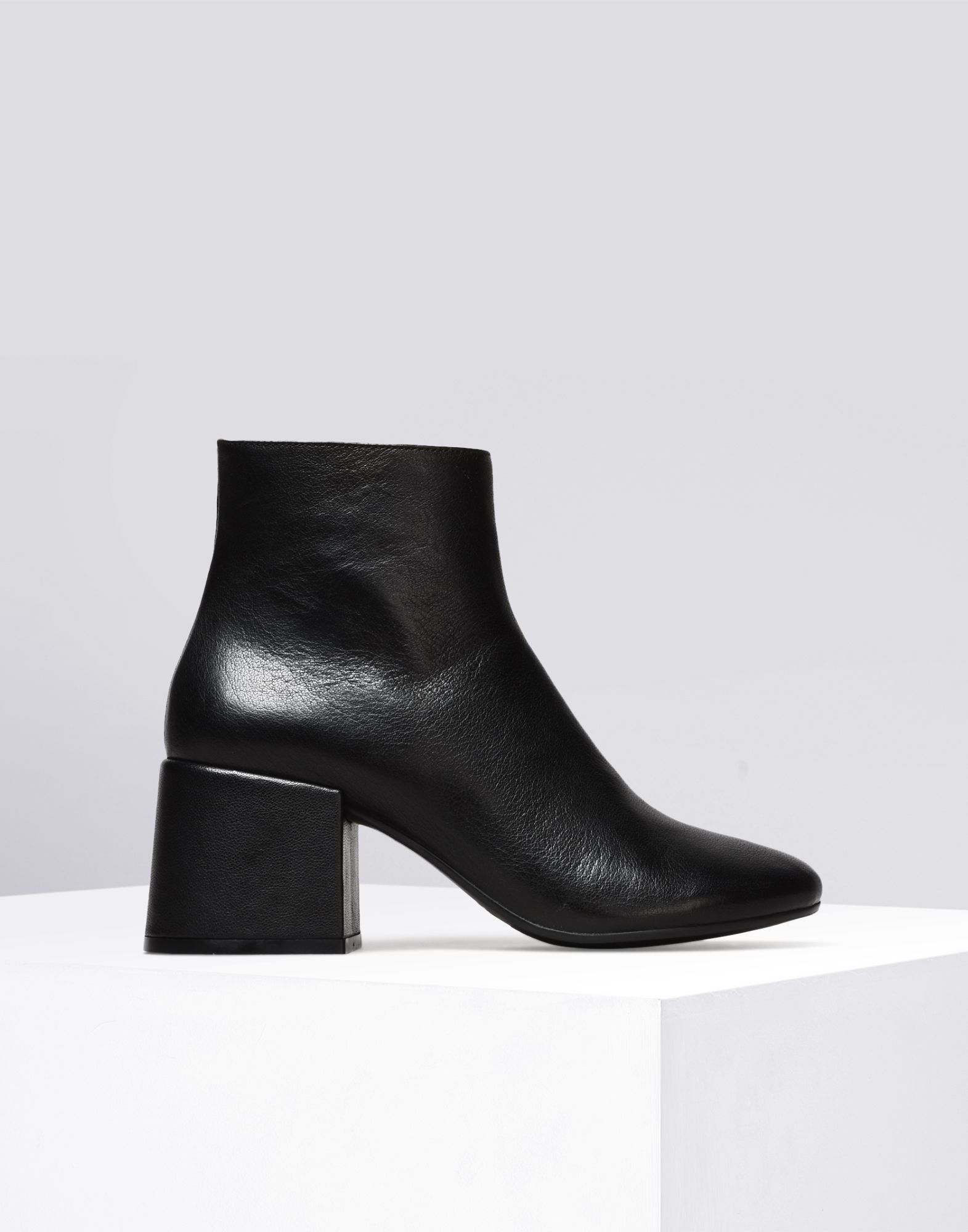 MM6 by Maison Martin Margiela Black Leather Boots - Lyst