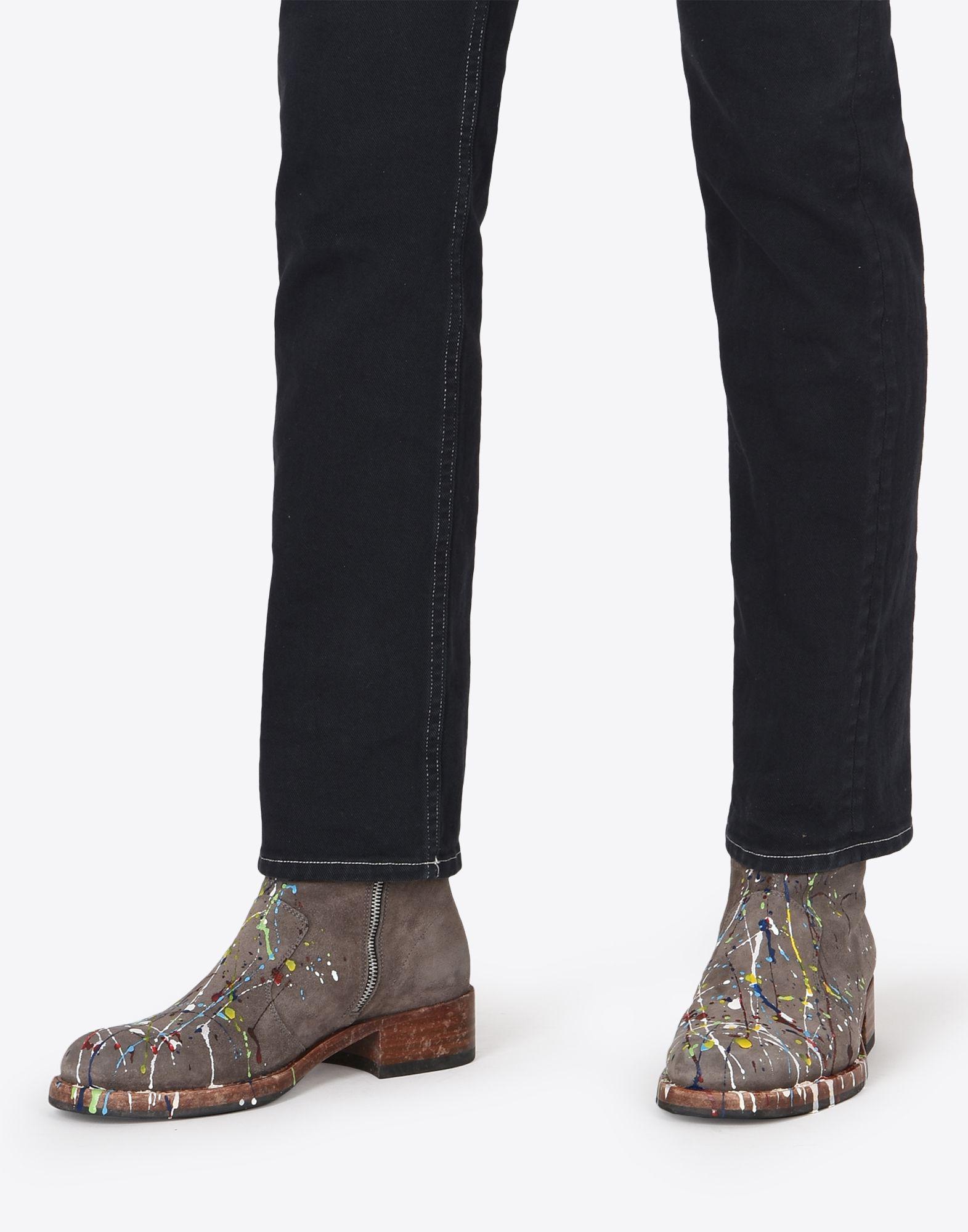 maison margiela painted boots
