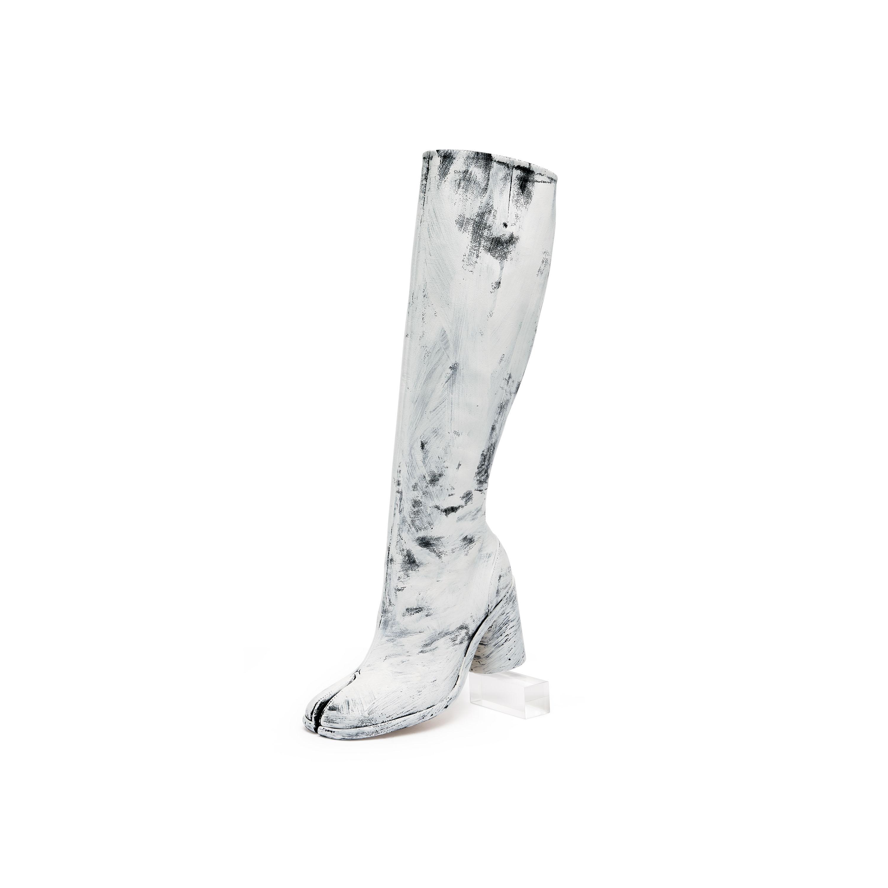 Maison Margiela Tabi Bianchetto Knee-High Boots in White | Lyst