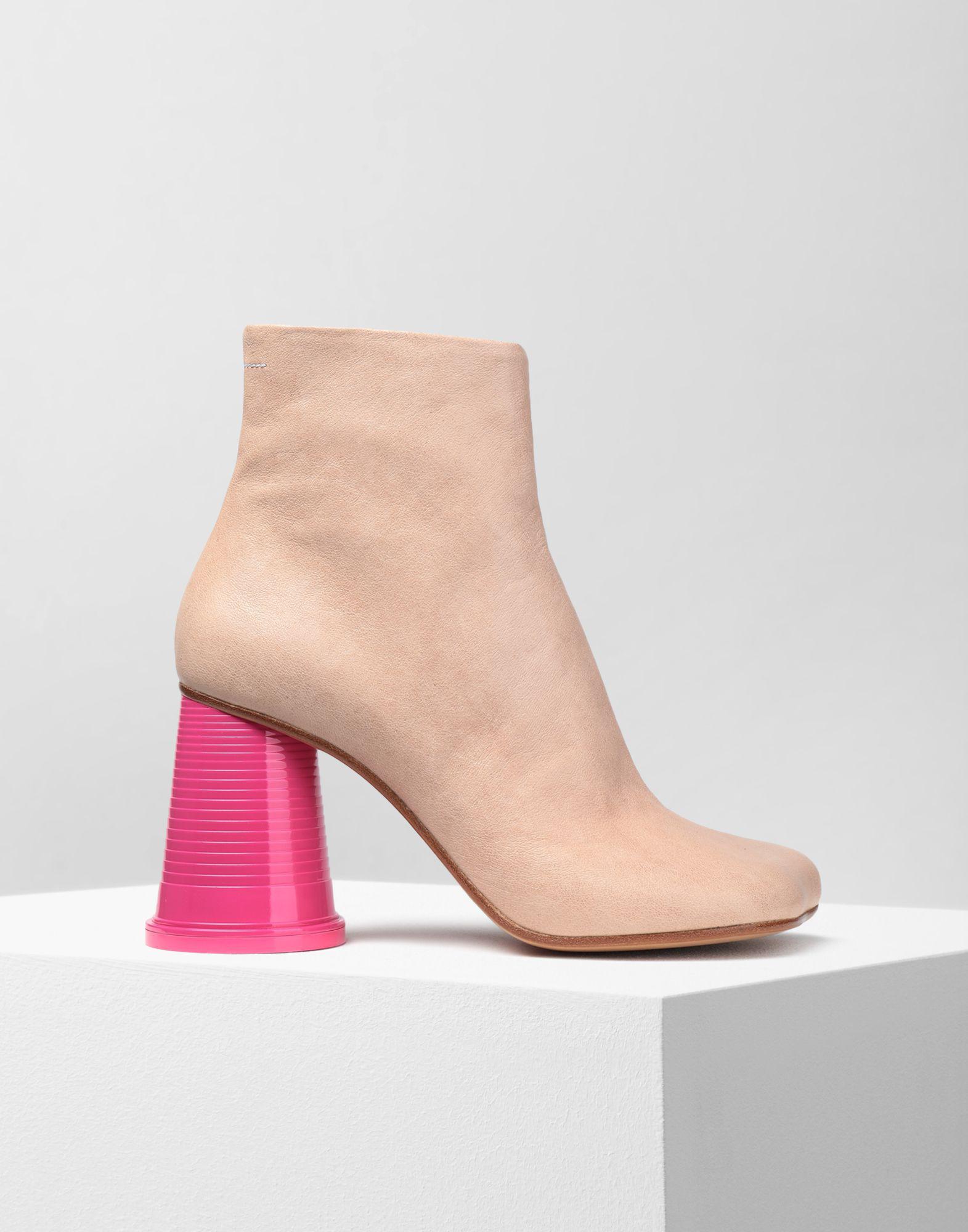 mm6 cup heel boots