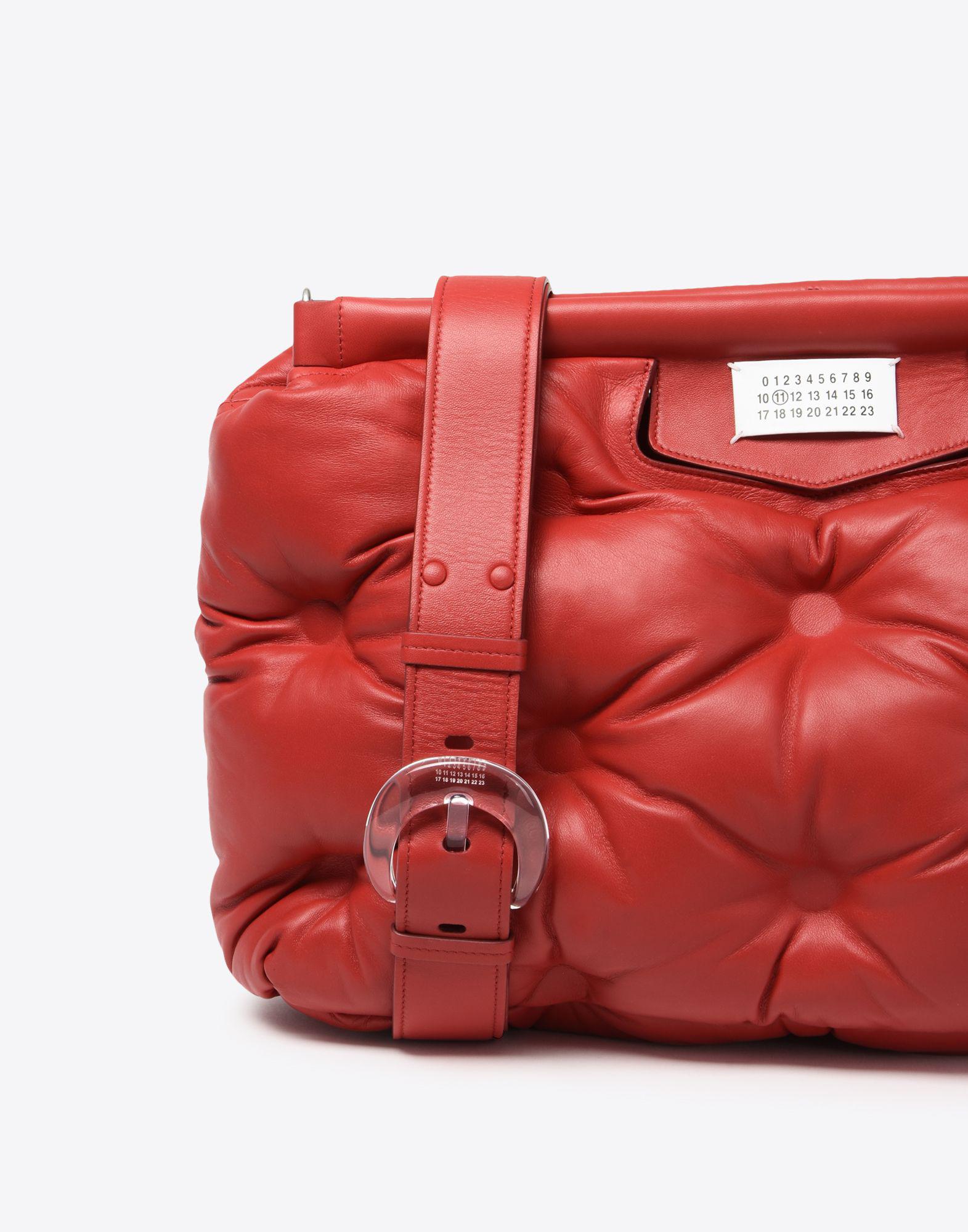 Maison Margiela Leather Glam Slam Bag in Red - Lyst