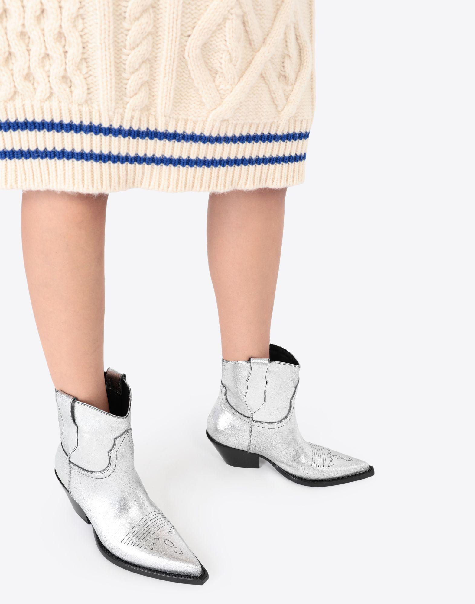 margiela silver boots
