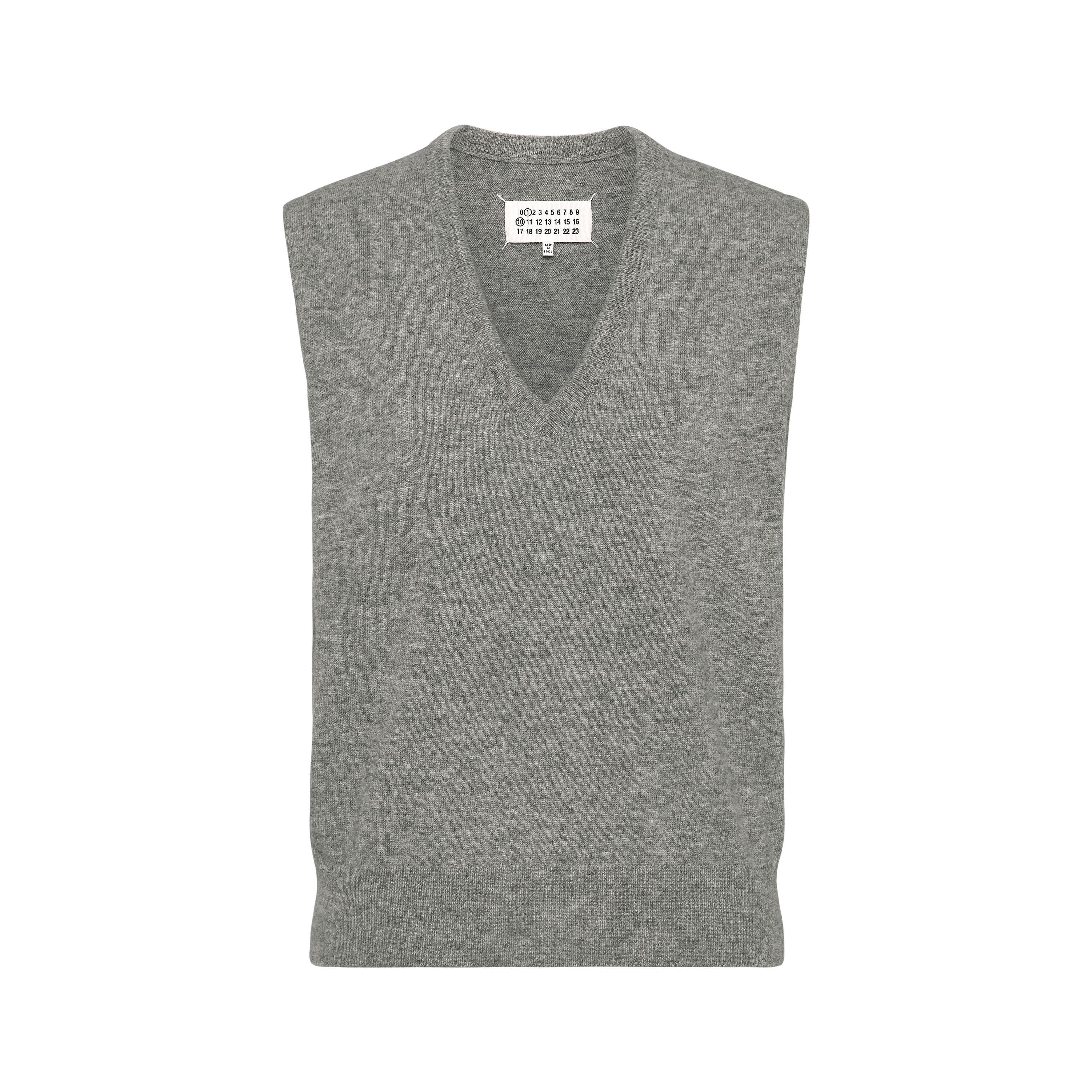 ベスト・ジレ Maison Margiela V-Neck Wool Vest 18392476_41068000_600.jpg