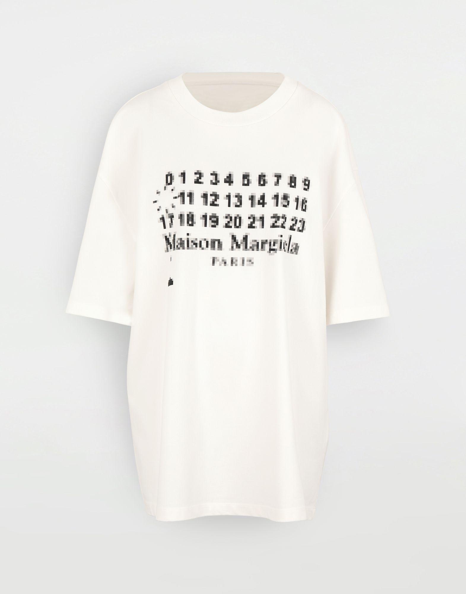 Maison Margiela Logo Print T-shirt in White for Men | Lyst Maison Margiela Logo Print T-shirt in White for Men | Lyst