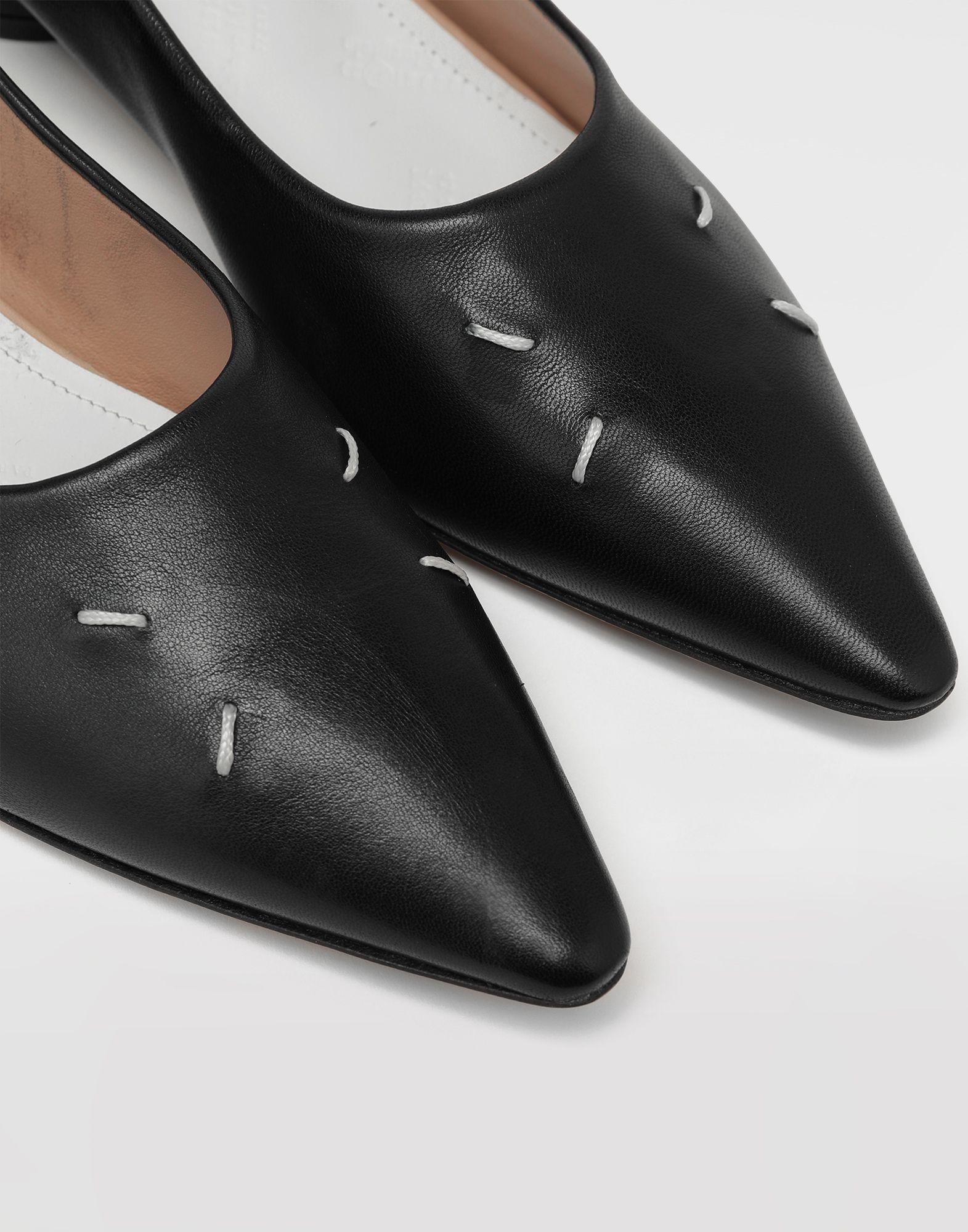 Maison Margiela 4-stitches Leather Loafers in Black - Lyst