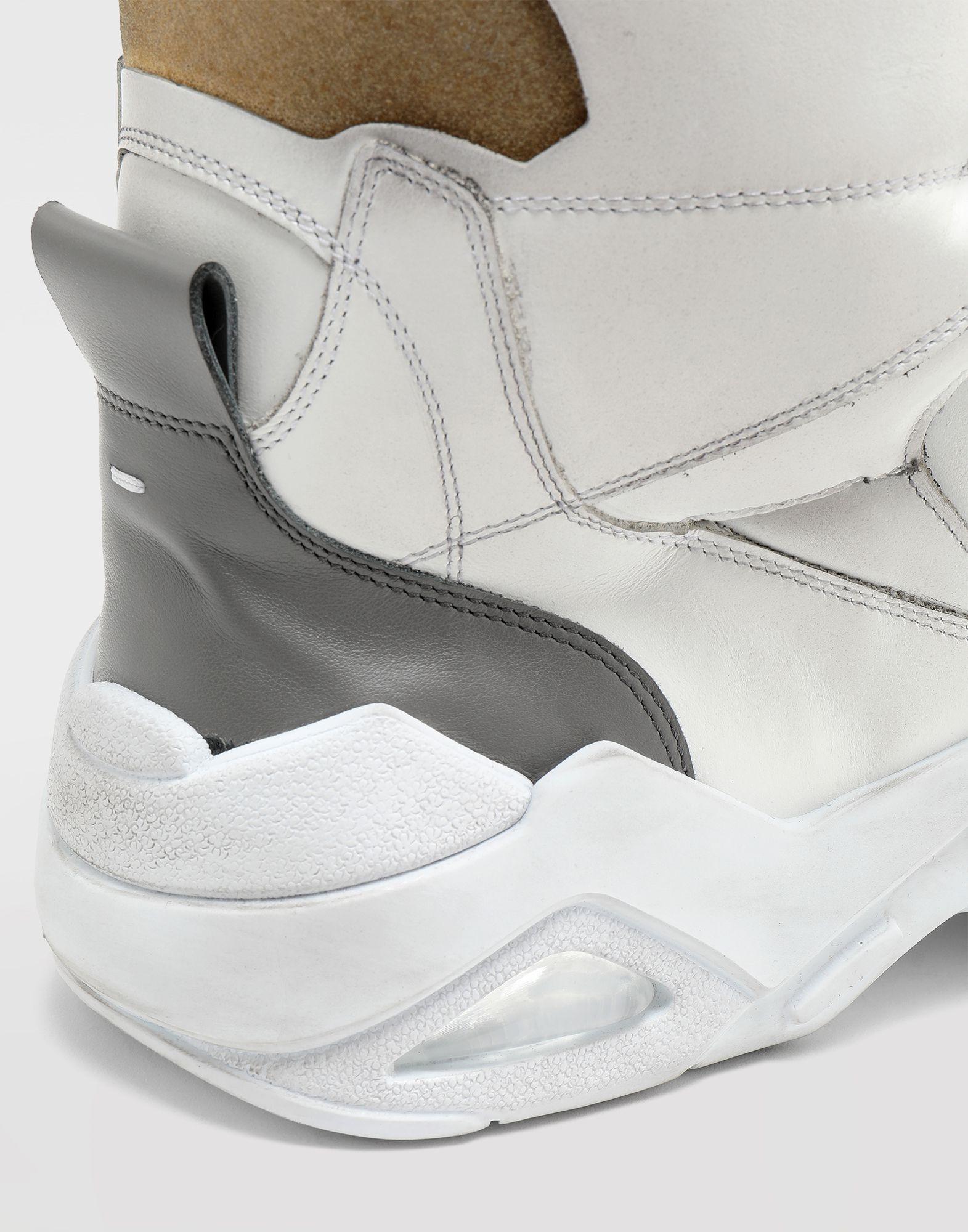 maison margiela white high top