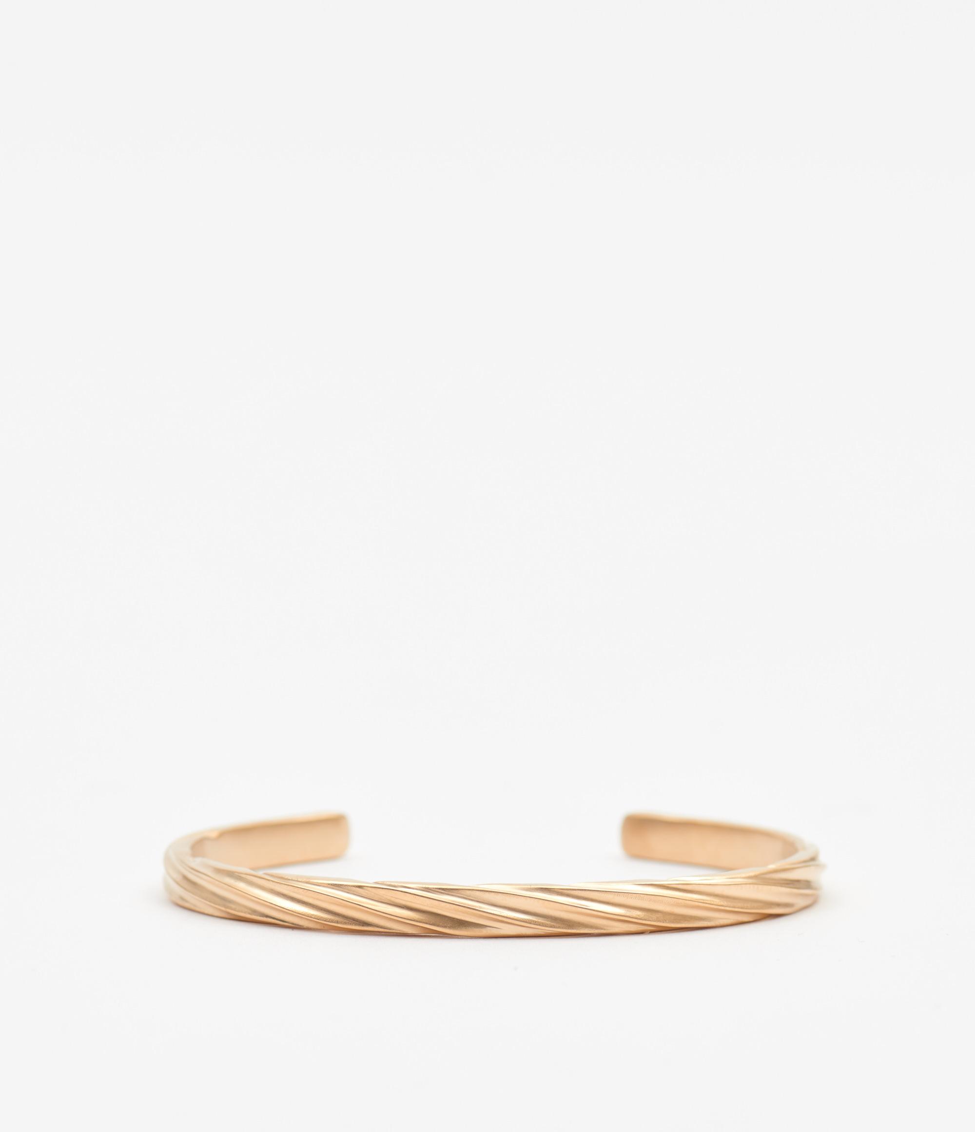 ★Maison Margiela★ Timeless Carved Bracelet Yellow SM1UY007 Maison Margiela Bracelets for Women | Online Sale up to 75